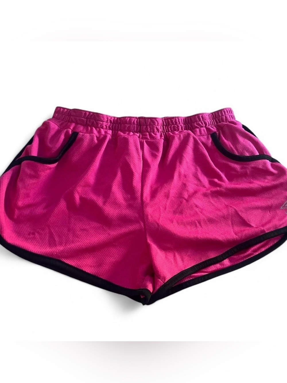 Umbro Pink & Black Women’s Athletic Shorts — Fits Like M